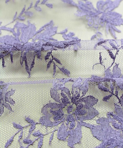 Clématite 95 cm | Lace & embroidery • Sophie Hallette
