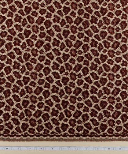 Porte-jarretelles Léopard Imprimé Animalier - Bordure Dentelle Noire & Ruban - Tailles M Ou XL - Neuf Avec étiquettes
